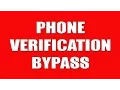 PHONE VERIFICATION BYPASS Google Facebook YT Twitter etc