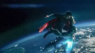 superman and lois full final fight clark fights his enemy in the sky high above s01e01