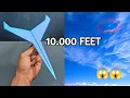 Download Lagu Aviones de papel de 10000 pies, Cómo hacer un avión de papel para que vuele siempre y no se caiga