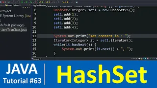 Java Tutorial - Java HashSet Class with Examples Set Data Structure