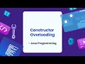 Constructor Overloading Java Programming in Bangla