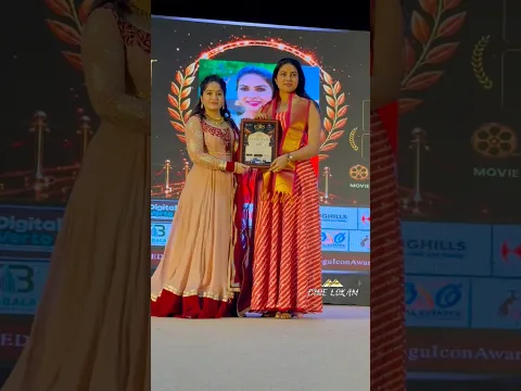 actress devi received best actress -#iconaawards2026 #youtubeshorts