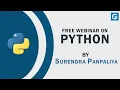 Free Webinar on Python Why Python GKTCS Innovations