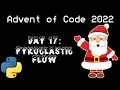 Day 17 Pyroclastic Flow AOC2022 Python