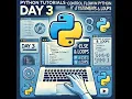 Python Tutorials Day 3 Control Flow in Python If Statements and Loops EngiCode