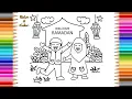 Relax Color Welcome Ramadan Coloring Page Islamic Festival Coloring Sheet