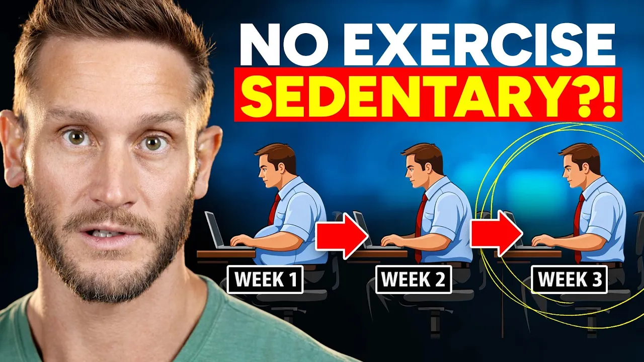 This Makes Sedentary People Lose Belly Fat (without exercise)
