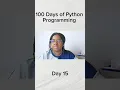 Math Module 100 Day of Python Programming Day-15