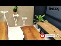 Industrial style reception Counter With Wooden Top |shelf design | DIY industrial furniture