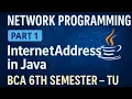Network Programming Part 1 InternetAddress in Java BCA 6th Semester TU