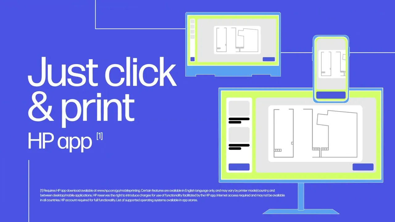 DesignJet Mobile app promotional video