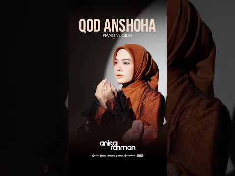 Anisa Rahman - Qod Anshoha (Piano Version) Out Now! Available on all DSP  #anisarahman #qodanshoha
