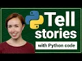 How to code a Python random story generator ft Dr Sally Le Page