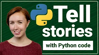 How to code a Python random story generator ft Dr Sally Le Page