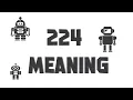 224 Meaning