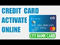 Activating new CITI card - activate new CITI credit card CITI cards login