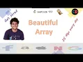 Beautiful Array Leetcode 932 Live coding session