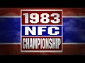 1983 NFC CHAMPIONSHIP-49ers V Redskins