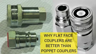 Which Is Better - Poppets Or Flat Face Hydraulic Quick Connect Couplers