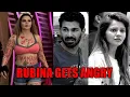 Bigg Boss 14 Day 92 Rakhi Sawant writes I Love Abhinav all over her body Rubina Dilaik gets angry