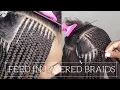 FEED IN LAYERED BRAIDS BOX BRAIDS BY - irenesbraids