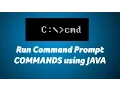 Run Command Prompt CMD commands from JAVA J2EE projects