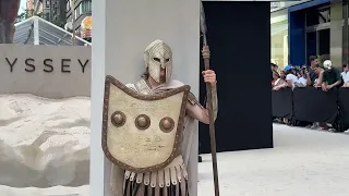 The Odyssey Cast Attends Premiere in New York City