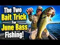 The Two Bait Trick For June Bass Fishing