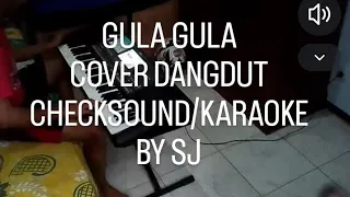 gula gula cover dangdut checksound karaoke versi electone