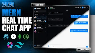 MERN Stack Project Realtime Chat App Tutorial - React js Socket io 2026