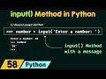 input Method in Python