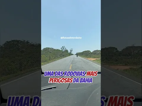Uma das rodovias mais perigosas da Bahia #short #shorts #estradas #rotasdonordeste