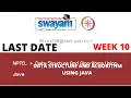 NPTEL Data Structure And Algorithms Using Java WEEK 10 Quiz Assignment Solutions July 2022