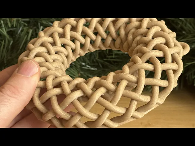 Woven Wreath Form - FDM video thumbnail