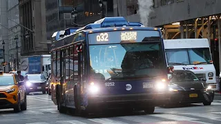 MTA Bus Company 2024 Novabus LFS on the Q32 at Madison Avenue and 49th Street