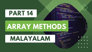 Javascript tutorial Malayalam map filter reduce forEach tutorial Malayalam array methods tutorials