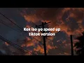 Download Lagu Kok iso yo speed up tiktok-version