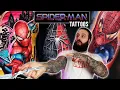 36 AMAZING SPIDERMAN TATTOOS in 1 MINUTE