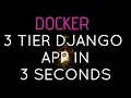 3 tier app in 3 seconds with and
