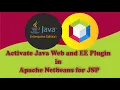 How to activate Java Web and EE Plugin in Apache Netbeans for JSP Java Server Pages