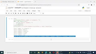 Python Program to Sort a List According to the Length of the Elements