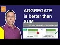 No More SUM Errors with the AGGREGATE Function in Excel - Boss of All Functions