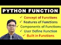 Function in Python User define and Built in Function in python