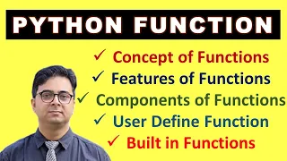 Function in Python User define and Built in Function in python