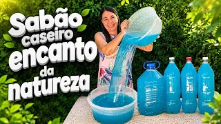 SABÃO CASEIRO ENCANTO DA NATUREZA! O PERFUME FICA NAS ROUPAS POR HORAS!