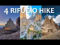 Lagu A Stunning Hike to 4 Rifugio in the Dolomites : Passo Santner, Re Alberto, Vajolet \u0026 Gardeccia