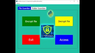 File Folder encryptor using python