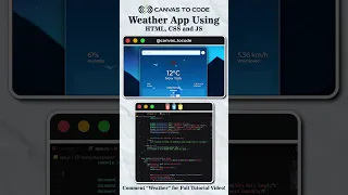 How to Make a Weather App Using HTML CSS JS JavaScript Fetch API Project