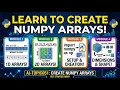 AI-Topic051 Creating Arrays in NumPy NumPy Arrays for Beginners Python Data Science