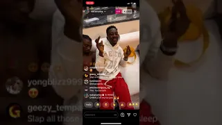 naira marley plays oh my love by tori keeche on his instagram live